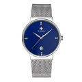 WWOOR 8018 Stainless Steel Gold Watch Luxury Men Quartz Date Watches Thin Waterproof Wristwatches Relogio Masculino Hot Sale